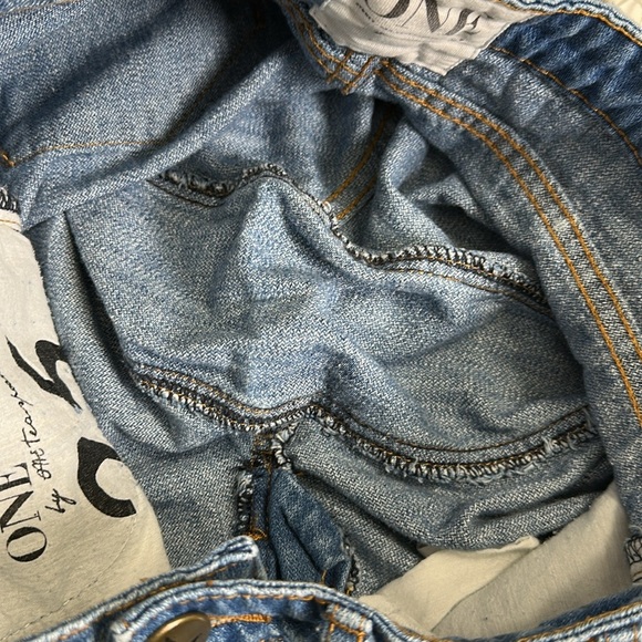 One by One Teaspoon Frankies Mid Length Slouch Short Women’s Size 25 Low Rise - Picture 8 of 12